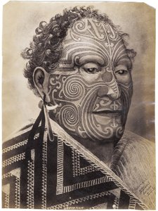 Tamati Waka Nene, ca. 1880 (albuminedruk)