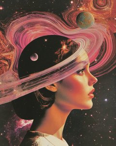 Kosmische droomvrouw door Samantha Hearn