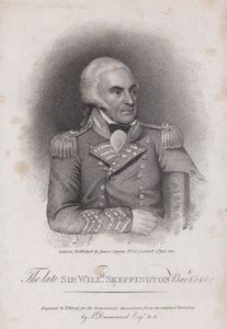Sir William Skeffington (1742-1815), Kolonel van de Leicestershire Yeomanry door Samuel (after) Drummond