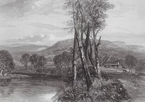 Australië: Aan de Goulburn, Victoria door Samuel (after) Prout