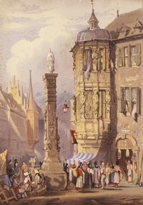 Würzburg door Samuel (after) Prout