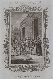 De dood van Lord Hastings door Samuel (after) Wale
