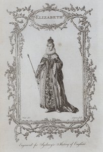 Elizabeth (gravure) door Samuel (after) Wale