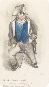 Portret van Joseph Burgin, c.1844 door Samuel (attr.to) Lane