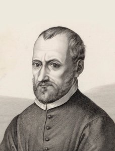 Portret van de componist Giovanni Pierluigi da Palestrina door Samuel Amsler