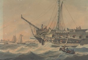 Oorlogsschip en Schepen voor de Kust