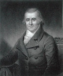Caspar Wistar (1761-1818) gegraveerd door William G. Jackman (fl.c.1841-60)