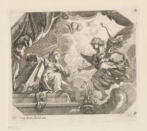 Verkondiging aan Maria door Samuel Bottschild