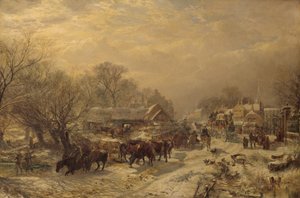 De postkoets door Samuel Bough