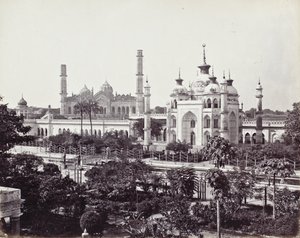 Graf van Zinat Algiya in het Husainabad Imambara-complex door Samuel Bourne