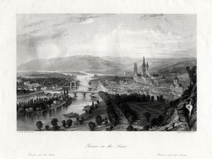Rouen aan de Seine, Frankrijk