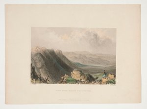Uitzicht vanaf Mount Washington, illustratie voor Nathaniel Parker Willis