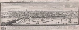 Z.O. uitzicht op Newcastle