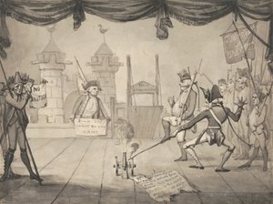 Een Amfitheatrale Versie van de Val van de Bastille