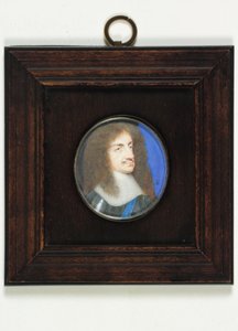 Karel II door Samuel Cooper