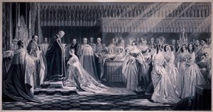 Kroning van Koningin Victoria door Samuel Cousins