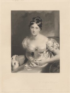 De gravin van Blessington door Samuel Cousins