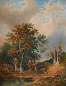 Landschap, 1847 door Samuel David Colkett