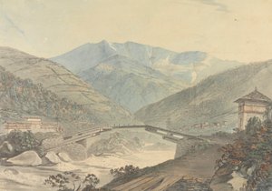 Uitzicht nabij Tassisudon [Tashicho Dzong] in Bhutan