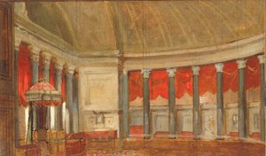 Studie voor het Huis van Afgevaardigden door Samuel F. B. Morse