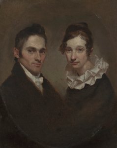 Dominee Hiram Bingham en Sybil Moseley Bingham (1789) door Samuel Finley Breese Morse