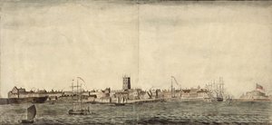 Zuid-oostelijk uitzicht op Kingston upon Hull