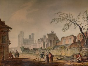St. Augustinuspoort, Canterbury, 18e eeuw door Samuel Hieronymous Grimm