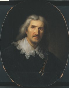Portret van een man door Samuel Hoffmann