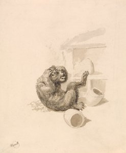 Beer en bijenkorven door Samuel Howitt