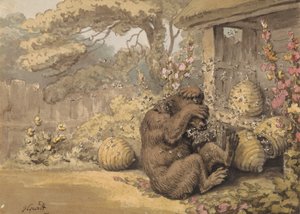 De Beer en de Bijenkorven door Samuel Howitt