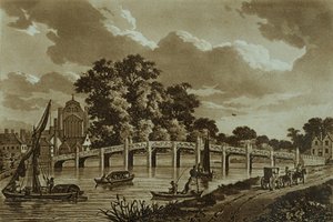 Hampton Court Bridge, illustratie uit 