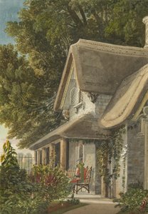 De lodge bij Broomwell House, ca. 1824