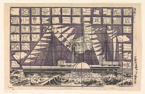 Raderboot door Samuel Jessurun de Mesquita
