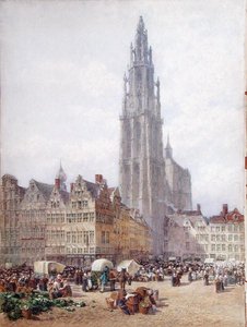 Grote Markt, Antwerpen door Samuel John Hodson