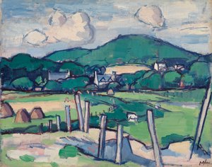 Landschap, ca. 1891-1935 door Samuel John Peploe