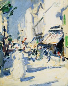 Straat in Parijs, ca. 1907