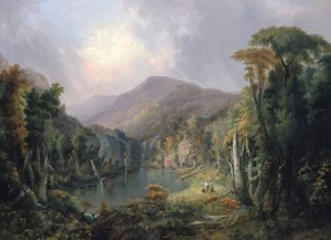Jagers in de bergen van Cumberland door Samuel M. Lee