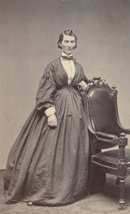 Frances Clayton,ca. 1865 (foto) door Samuel Masury