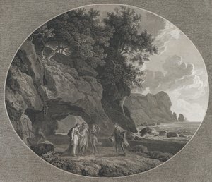 De Storm, Act I: Ferdinand en Miranda, 1788 door Samuel Middiman
