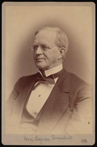 Portret van Lyman Trumbull 1813-1896, 1877 door Samuel Montague Fassett