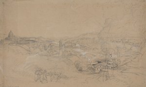 Rome vanuit San Spirito door Samuel Palmer