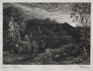 De belman, 1879 door Samuel Palmer