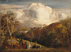 De Heldere Wolk door Samuel Palmer