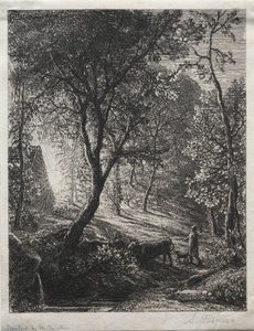 De herdershut door Samuel Palmer
