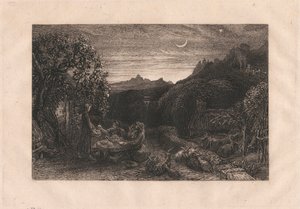 De Thuiswaartse Ster door Samuel Palmer