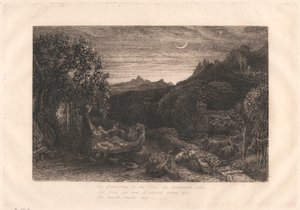 De Thuiskomende Ster door Samuel Palmer
