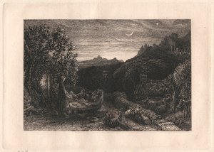 De Thuiswaartse Ster door Samuel Palmer