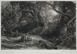 De ochtend van het leven door Samuel Palmer