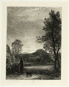 De Veldleeuwerik door Samuel Palmer