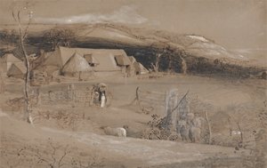 De vallei van het visioen door Samuel Palmer